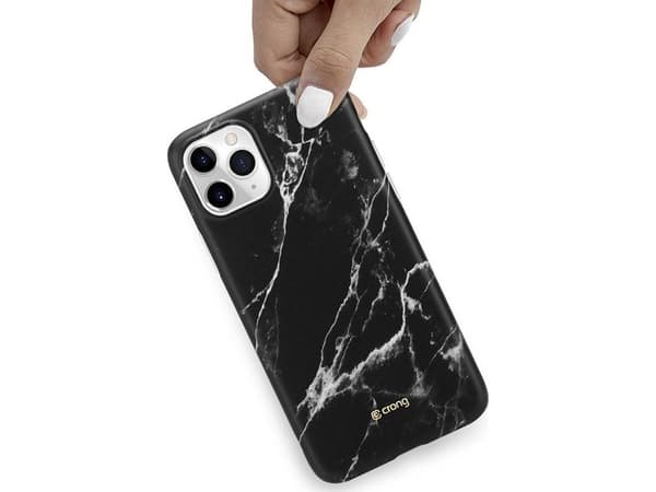 Crong Crong Marble Case Protective Case for iPhone 11 Pro (Black)