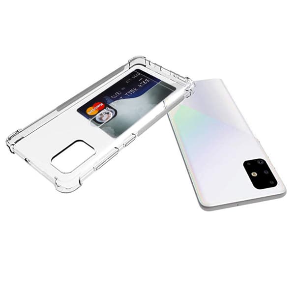 Stötdämpande Skal med Kortfack - Samsung Galaxy A51
