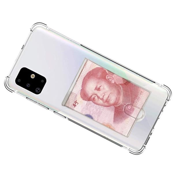 Stötdämpande Skal med Kortfack - Samsung Galaxy A51