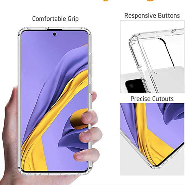Stötdämpande Skal med Kortfack - Samsung Galaxy A51