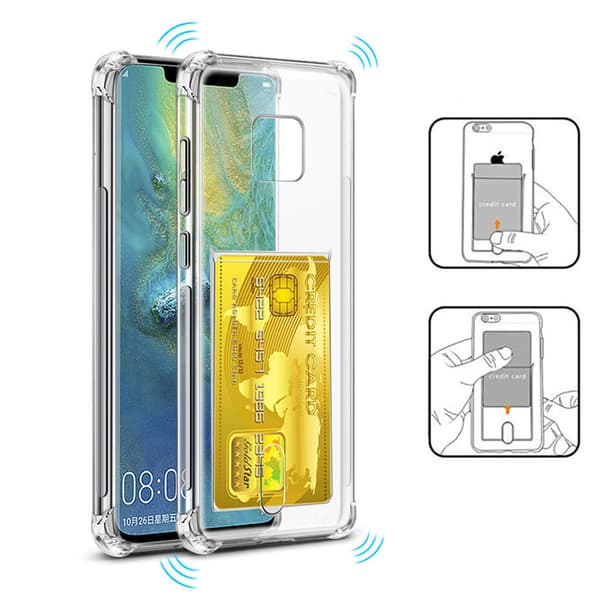 Huawei Mate 20 Pro - Skal med Korthållare