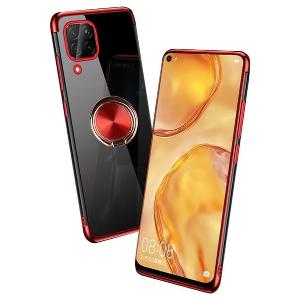 Huawei P40 Lite - Praktiskt Skyddsskal med Ringhållare