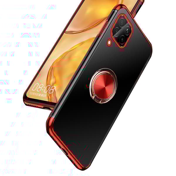 Huawei P40 Lite - Praktiskt Skyddsskal med Ringhållare