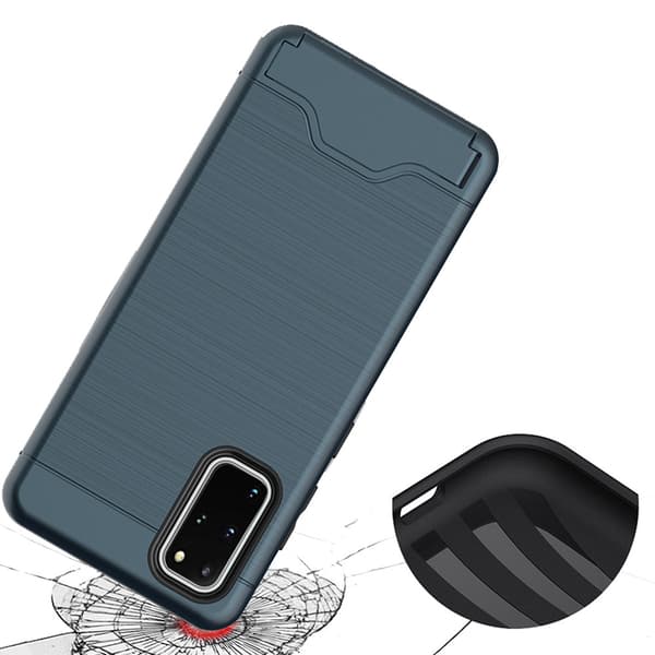 Skal med Korthållare - Samsung Galaxy S20 Plus