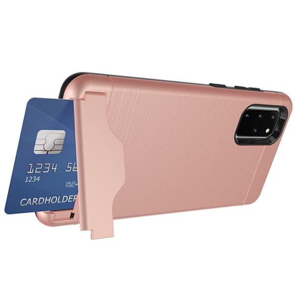 Skal med Korthållare - Samsung Galaxy S20 Plus