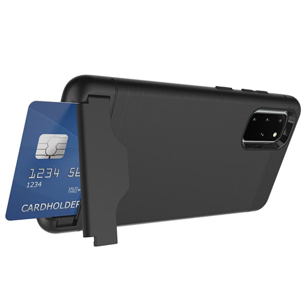 Skal med Korthållare - Samsung Galaxy S20 Plus