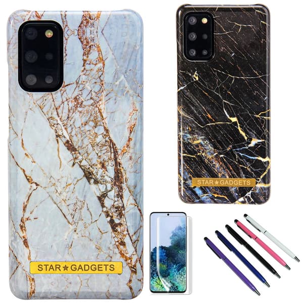 Samsung Galaxy S20 Plus - Cover / Beskyttelse Marble White