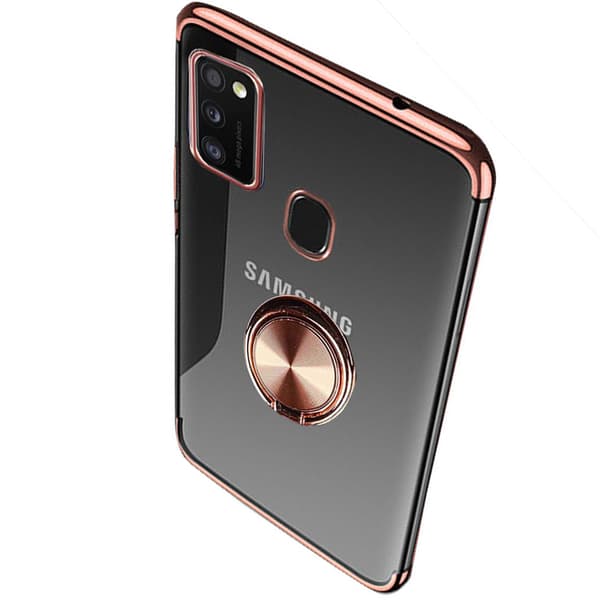 Samsung Galaxy A21S - Professionellt Floveme Skal med Ringhållare