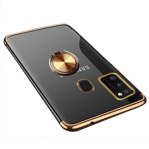 Genomtänkt Skal med Ringhållare - Samsung Galaxy A21S