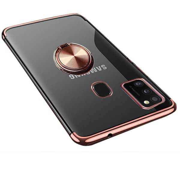 Genomtänkt Skal med Ringhållare - Samsung Galaxy A21S