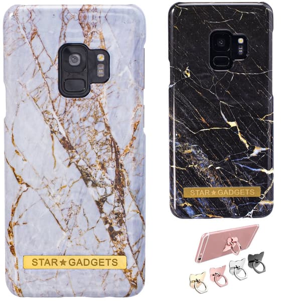 Samsung Galaxy S9 - Skal / Skydd / Marmor White