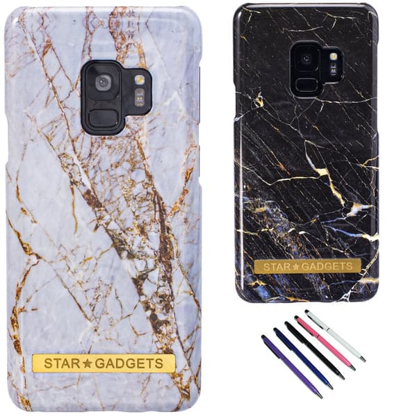 Samsung Galaxy S9 - Kuori / Suoja Marble Black