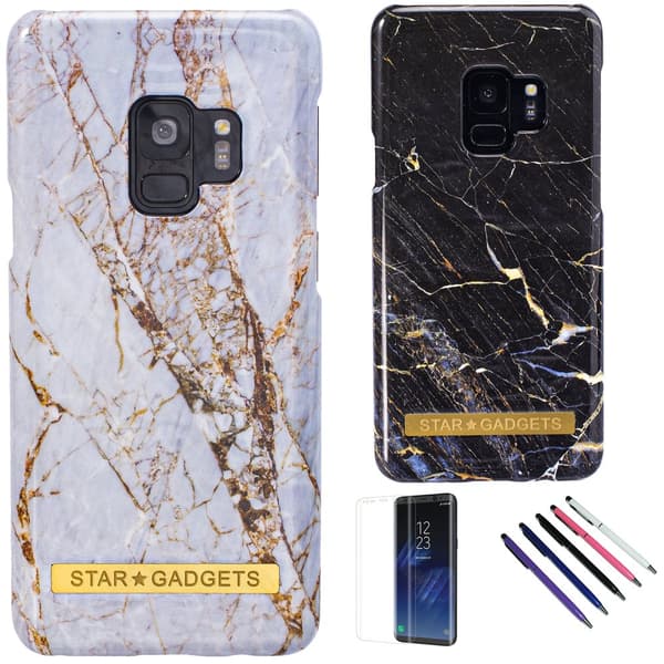 Samsung Galaxy S9 - Cover / Beskyttelse Marble White