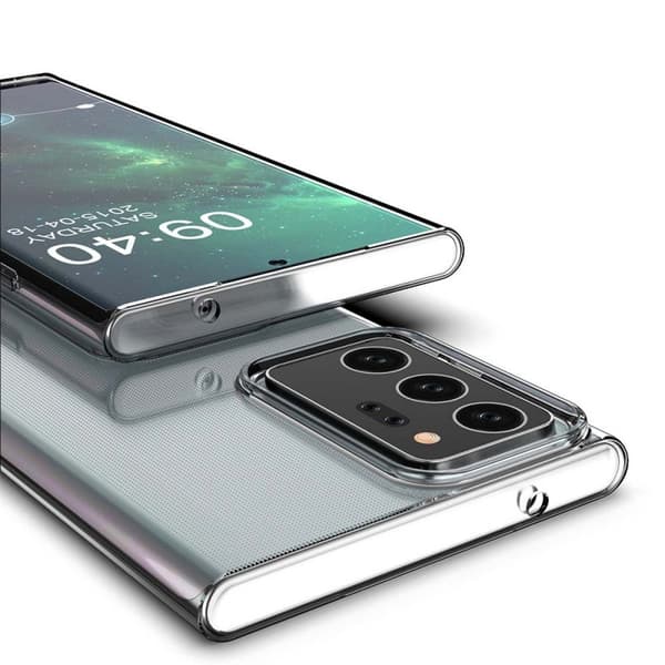 Silikonikotelo läpinäkyvä Samsung Galaxy Note 20 Ultra