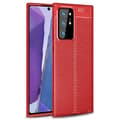 Miniatyrbillede 8 af 8: Lædermønstret TPU cover Samsung Galaxy Note 20 Ultra : farve - blå
