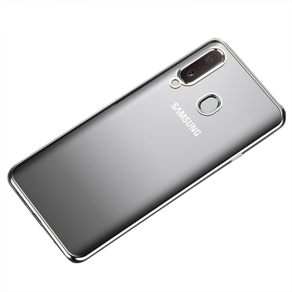 Samsung Galaxy A20E - Stötdämpande Floveme Silikonskal Silver Silver
