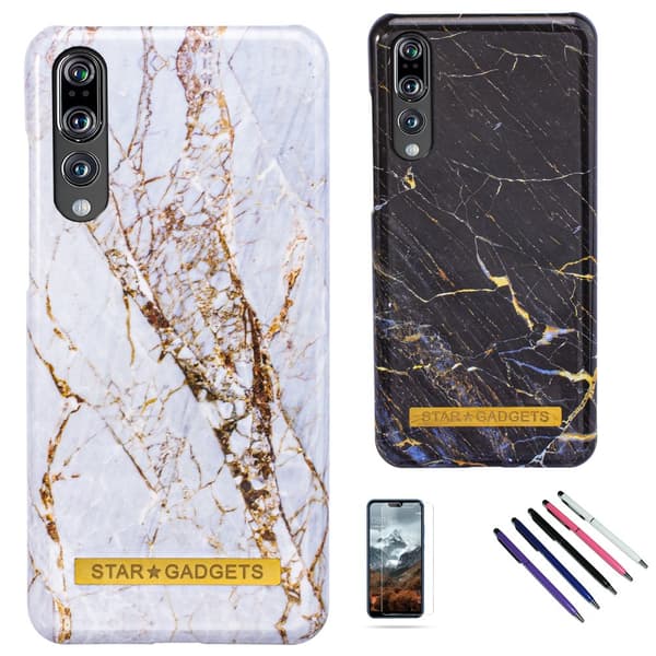 Huawei P20 Pro - Cover / Beskyttelse Marble Black