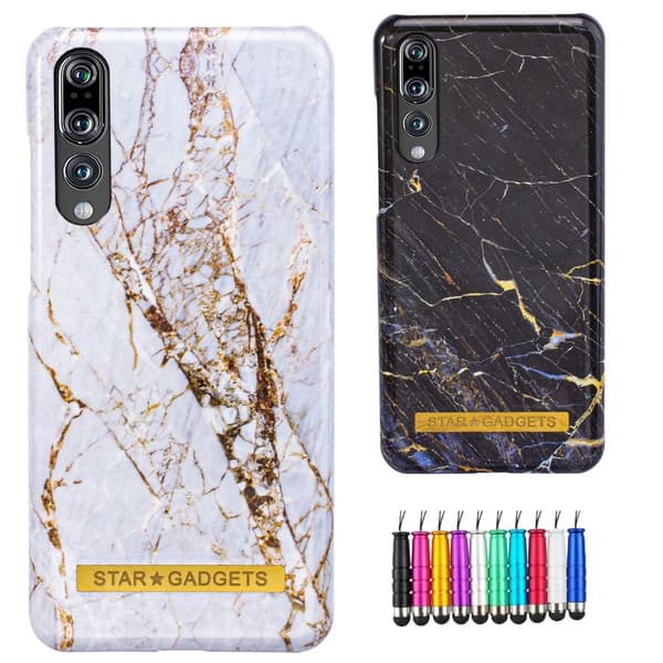 Huawei P20 Pro - Cover / Beskyttelse Marble Black