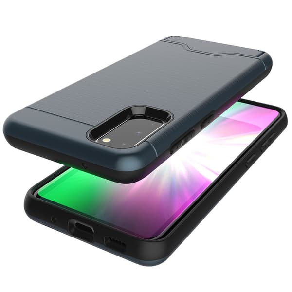 Smidigt Jensen Skal med Korthållare - Samsung Galaxy S20