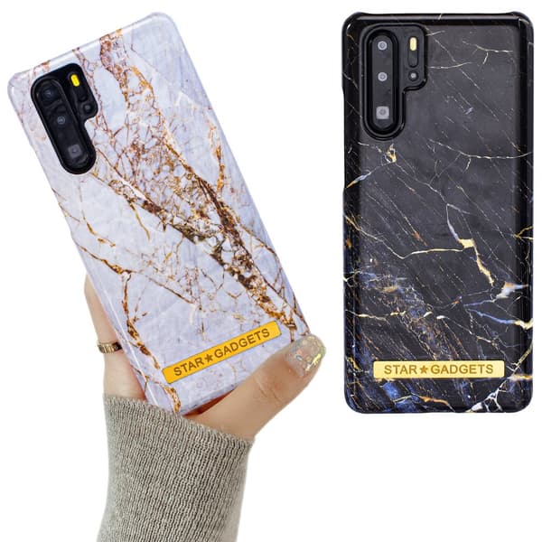 Huawei P30 Pro - Kuori / Suoja Marble White