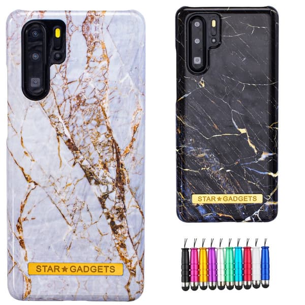 Huawei P30 Pro - Kuori / Suoja Marble White