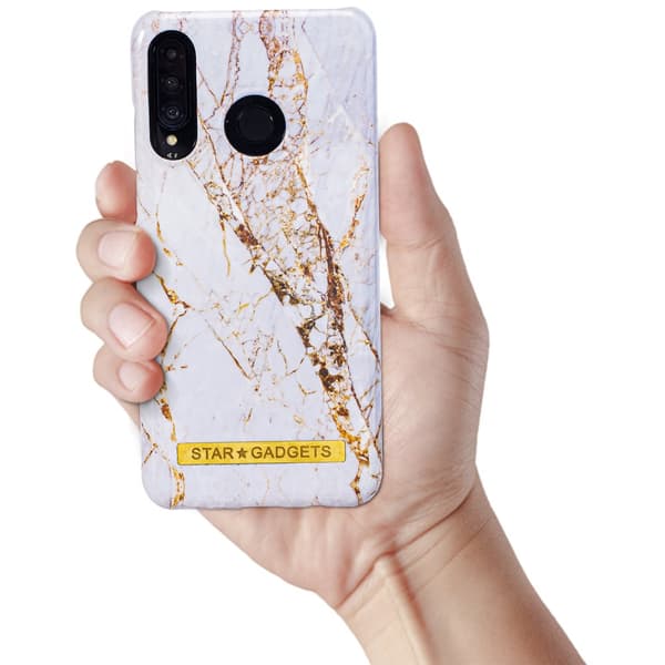 Huawei P30 Lite - Kuori / Suoja Marble