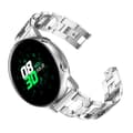 Miniatyrbild 2 av 4: Rhinestone Metallarmband Galaxy Watch Active Silver