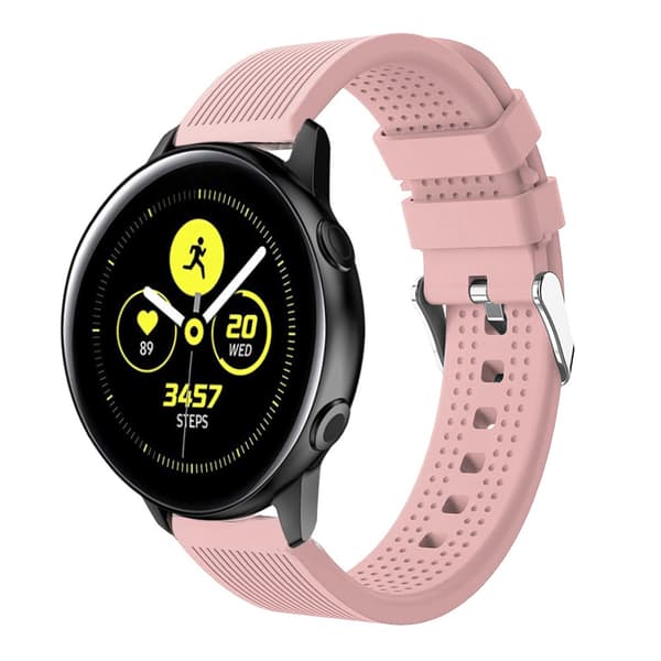 Silikonarmband Samsung Galaxy Watch Active Rosa