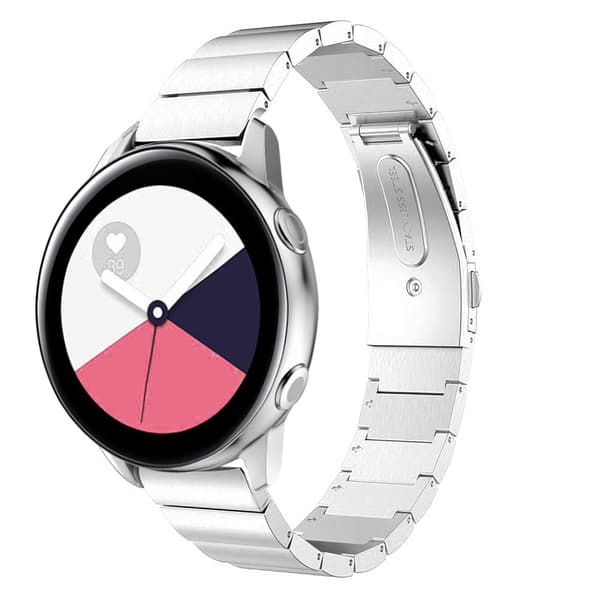 Länkarmband Till Samsung Galaxy Watch Active Silver