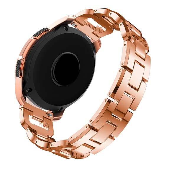 Rhinestone Metallarmband Galaxy Watch 42mm Rose Guld