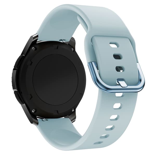 Soft Silikonarmband Samsung Galaxy Watch 46mm Baby Blå