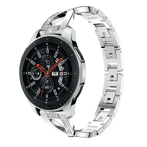Rhinestone Kristallarmband Samsung Galaxy Watch 46mm Silver