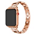 Miniatyrbild 1 av 4: Rhinestone Kristallarmband Apple Watch 42/44/45/49 mm Roséguld