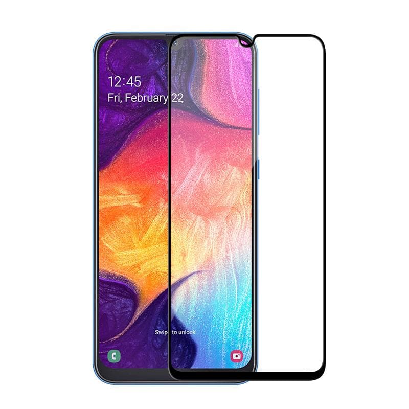 iCoverCase | Samsung Galaxy A50 | Full Cover Skjermebeskytter
