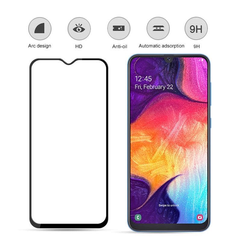 iCoverCase | Samsung Galaxy A20E | Full Cover Näytönsuoja