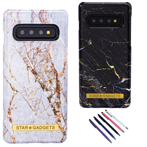 Samsung Galaxy S10 - Kuori / Suoja Marble White