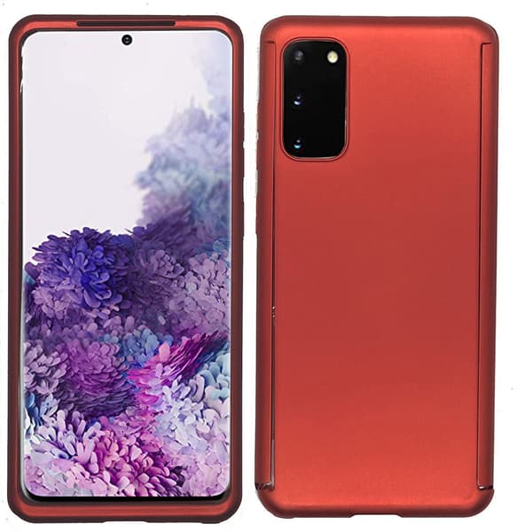 Samsung Galaxy S20 - Dubbel Skal Röd