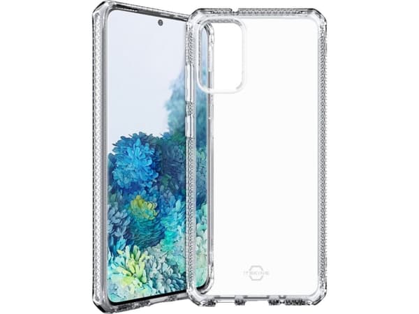 ITSKINS Spectrum Clear - Baksidesskydd för mobiltelefon - transparent - för Samsung Galaxy S20+, S20+ 5G