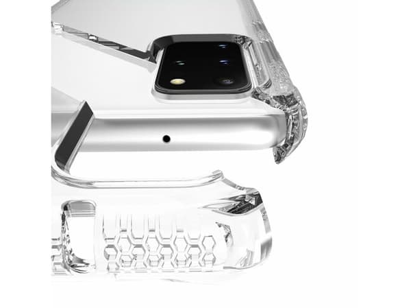 ITSKINS Spectrum Clear - Baksidesskydd för mobiltelefon - transparent - för Samsung Galaxy S20+, S20+ 5G