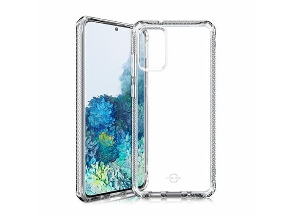 ITSKINS Spectrum Clear - Baksidesskydd för mobiltelefon - transparent - för Samsung Galaxy S20+, S20+ 5G