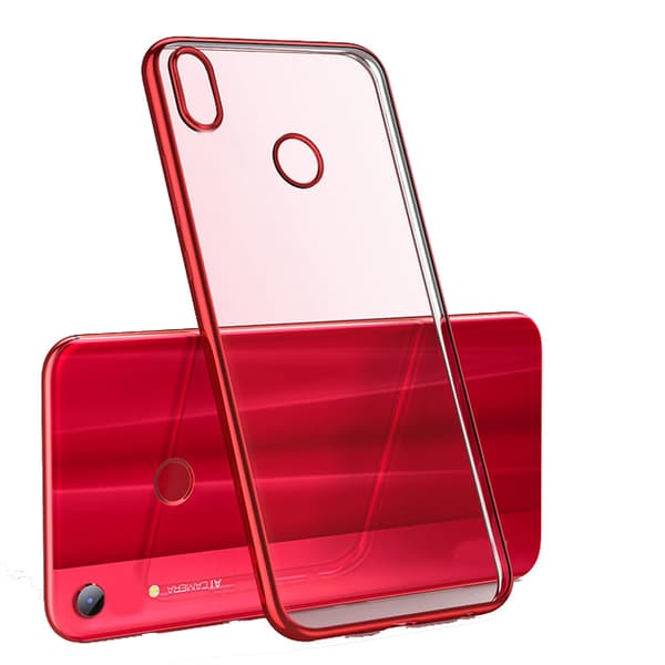 Huawei Y6S - Silikonskal Röd Röd