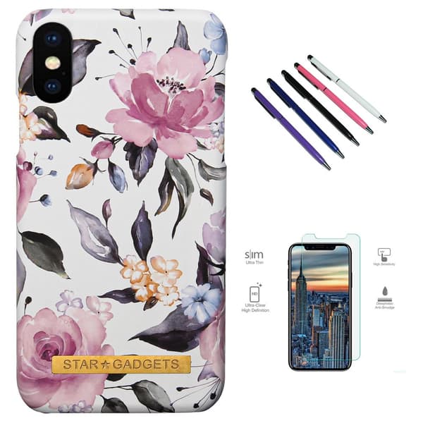 iPhone X/Xs - Cover / Beskyttelse Flowers