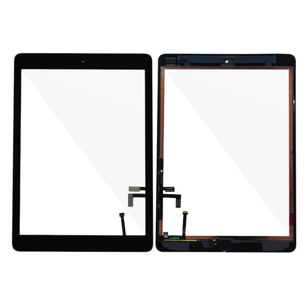 iPad Air Glas & Digitizer komplett med tejp - Svart