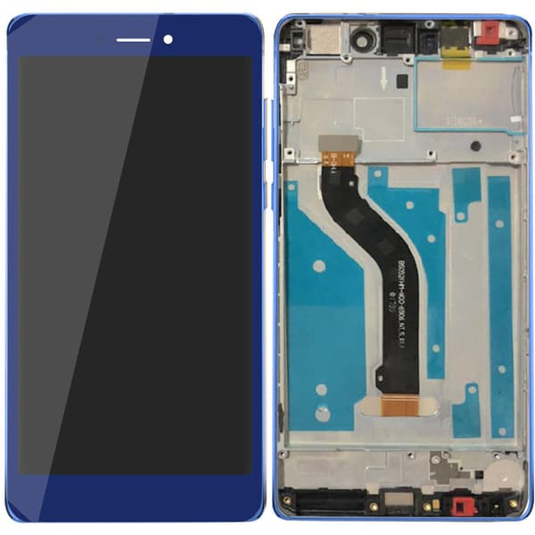 Huawei Honor 8 Lite skärm LCD Komplett med ram - Blå