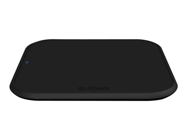 ZENS Single - Slimline - trådløs ladepute - 10 watt - Apple Fast Charge, FC - svart