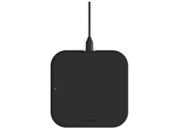 ZENS Single - Slimline - trådløs ladepute - 10 watt - Apple Fast Charge, FC - svart