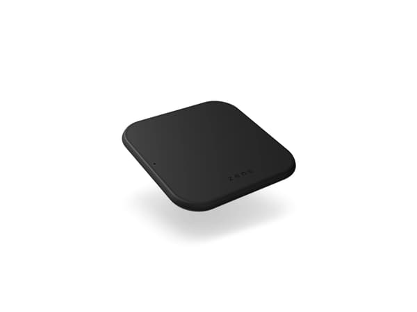 ZENS Single - Slimline - trådløs ladepute - 10 watt - Apple Fast Charge, FC - svart