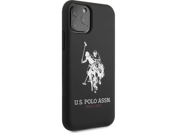 U.S. Polo Assn US Polo USHCN65SLHRBK iPhone 11 Pro Max czarny/black Silicone Collection