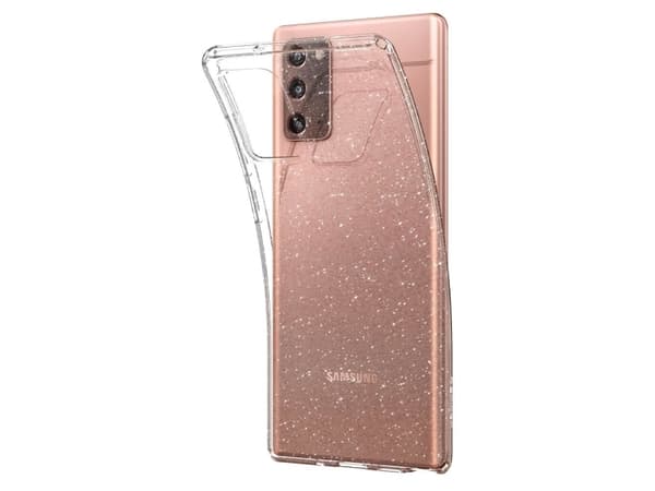 Spigen Liquid Crystal Glitter, Omslag, Samsung, Galaxy Note 20 5G, 17 cm (6.7"), Transparent