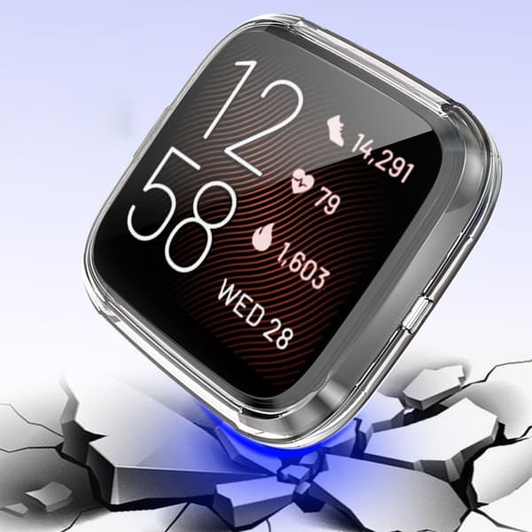 Heltäckande Skal Fitbit Versa 2 Transparent